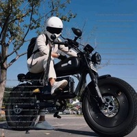 Bicicleta Eléctrica Himoto de 20 Pulgadas, 48v20a, Neumáticos Anchos, Modelo Black Warrior, Bicicleta de Nieve, Motocicleta Todoterreno para Adultos y Jóvenes, Super73