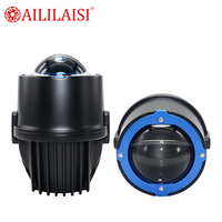 Phare antibrouillard de projecteur 2 pouces à double faisceau Bi-LED 6000K, universel, pour modification de phares antibrouillard/de conduite laser pour camion et voiture