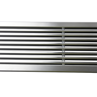 Diffuseur décoratif en acier inoxydable, produit diffuseur avec ventilation sécurisée, sortie d'air