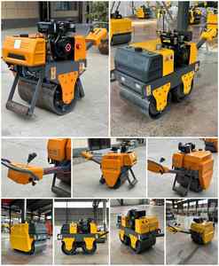 Rodillo Compactador Vibratorio Manual de Doble Tambor para Asfalto, Venta Directa de Fábrica - Product Image 6