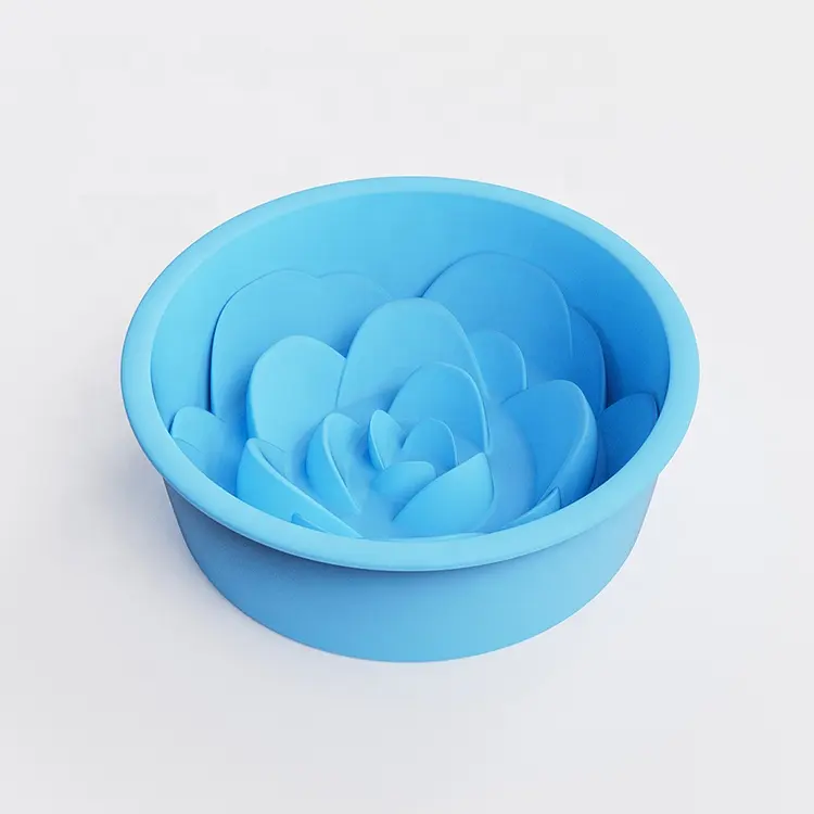 Vente en gros de gamelle pour chien à alimentation lente mangeoire interactive en silicone pour chat bol pour animal de compagnie à manger lentement pour chien amusant bol lent en silicone