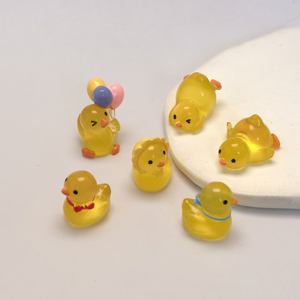 Figuras <span class=keywords><strong>de</strong></span> Patos Artísticos que Brillan en la Oscuridad, Miniaturas Luminosas <span class=keywords><strong>de</strong></span> Resina, Decoración para Regalo <span class=keywords><strong>de</strong></span> San Valentín o Navidad - Product Image 2