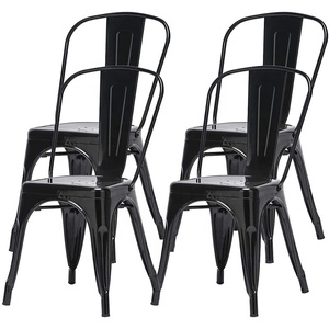 Vente en gros <span class=keywords><strong>de</strong></span> chaises <span class=keywords><strong>de</strong></span> café industrielles <span class=keywords><strong>vintage</strong></span> en acier avec cadre en fer design moderne - Product Image 1