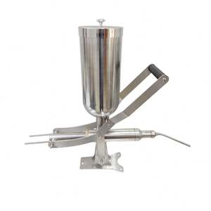 Machine manuelle de remplissage pour pâte de cacahuète, confiture, chocolat, moules à churros, gâteaux, pains, beignets et crèmes - Product Image 5