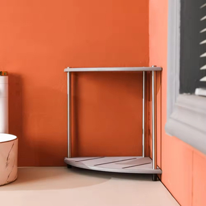 Cuadrante de <span class=keywords><strong>barro</strong></span> de diatomeas de calidad superior, estantes de almacenamiento de doble capa, bandeja de drenaje de ducha con buen servicio de China - Product Image 5