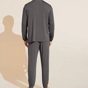 <span class=keywords><strong>Pigiama</strong></span> da <span class=keywords><strong>uomo</strong></span> con <span class=keywords><strong>pigiama</strong></span> a <span class=keywords><strong>maniche</strong></span> <span class=keywords><strong>lunghe</strong></span> con <span class=keywords><strong>pigiama</strong></span> da <span class=keywords><strong>uomo</strong></span> con camicia e pantaloni in Jersey biologico da <span class=keywords><strong>uomo</strong></span> - Product Image 6