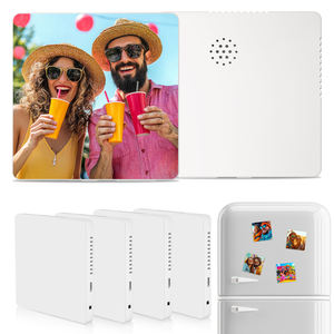 Aimant de Réfrigérateur Lecteur de Musique par Sublimation avec Album Photo Personnalisé, Fonction d'Enregistrement et Bluetooth - Product Image 1