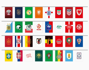 Banderas Nacionales Promocionales Más Vendidas con Impresión Personalizada al por Mayor de Fábrica, Rojo, Blanco y Azul - Product Image 1