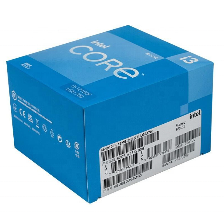 Intel i3 12100F - 12th Generation Core CPUs for Desktops