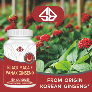 Cápsulas Herbales de Maca Negra y Ginseng para Adultos, Mejora la Energía, la Salud Inmunológica, la Atención y la Resistencia, 120 Unidades OEM - Product Image 3