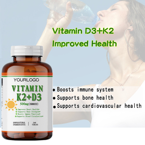 Nahrungsergänzungsmittel Vitamin D3 und K2 <span class=keywords><strong>Tabletten</strong></span> 50000 IE 2-in-1 Veganes Supplement Vitamin D3 K2 <span class=keywords><strong>Tabletten</strong></span> für Knochengesundheit - Product Image 5