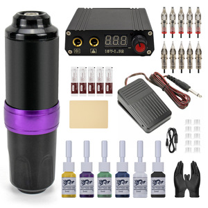 Kit complet de machine à tatouer rotative de qualité professionnelle, directement de l'usine, pour l'art corporel. - Product Image 3