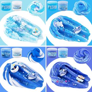 Kit de <span class=keywords><strong>Slime</strong></span> Oceánico para Niños, Set de <span class=keywords><strong>Slime</strong></span> Cristalino con Textura de Nube, Recuerdos para Fiestas de Cumpleaños, OEM, ODM, Venta al por Mayor, Proveedor de Juguetes Sensoriales, Regalo - Product Image 3