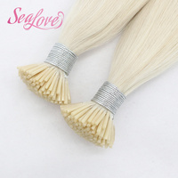 Extensions de cheveux naturels russes en gros, extensions de cheveux à pointe en K, extensions de cheveux à pointe en I, extensions de cheveux humains vierges en kératine Remy