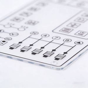Panneau acrylique durable avec impression sérigraphique, panneau fonctionnel fiable pour les systèmes de contrôle électronique et la signalétique industrielle - Product Image 4