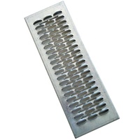 Grille de drainage perforée antidérapante galvanisée avec découpe pour le drainage des sols de cuisines, usines et parkings