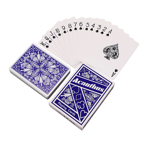 Impression de logo personnalisé durable classique allemand noyau noir carte de poker de luxe recyclable écologique 54 cartes à jouer en papier - Product Image 4