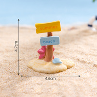 CP016 mignon panneau de signalisation résine artisanat Mini Micro paysage panneau ornements Miniatures Art décor accessoires Table décoration de la maison