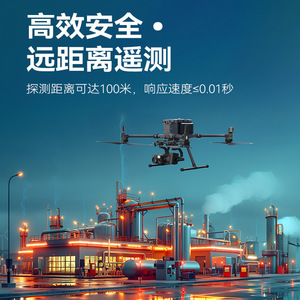 Dron de Exploración Zhong'an con Láser para Detección de Metano, para Inspección de Tuberías de Gas con Sensor de Gases Inflamables - Product Image 5