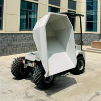Nouveau camion à benne basculante électrique à quatre roues avec une capacité de charge de 1000 kg pour les chantiers de construction et les fermes
