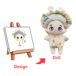 Fabricante Personaliza Tu Diseño de Peluche, Bajo MOQ, Muñeco de Peluche Kpop de Algodón de 10cm y 20cm, Juguetes de Peluche Personalizados - Product Image 2