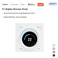 Tuya Zigbee Wall Dimmer Knob Tombol Mode Multifungsi On Off Mendukung Input Tegangan Lebar Global 110V hingga 250V