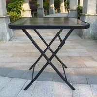 Table Carrée Pliante d'Extérieur 60*60*70cm – Vente Directe Usine