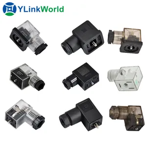 Grosir konektor din 43650 konektor din katup solenoid B produsen kabel steker cetak