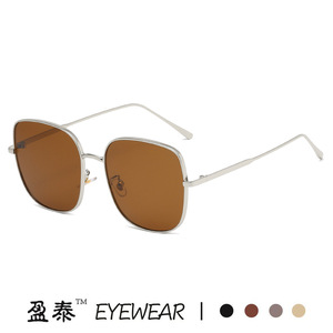 <b>Sunglasses</b> Metal <b>Square</b> Frame UV400 Polarized For Women Fashion Travel Driving Party - Product Image 4