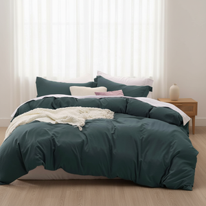 Juego de Edredón de Algodón 100% Suave, Ecológico, para Todas las Estaciones, Ropa de Cama de Lujo, Fundas de Almohada, Tamaños Personalizados, 400 Hilos - Product Image 1