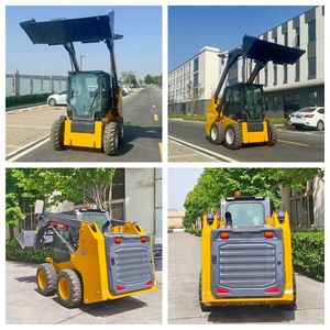 Mini-chargeuse compacte d'<span class=keywords><strong>occasion</strong></span> à essence avec radiateur de braquage court, <span class=keywords><strong>broyeur</strong></span> forestier, capacité de charge 1000 kg, livraison gratuite - Product Image 3