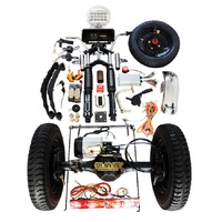 Kit de Conversion pour Véhicule Électrique 600 kg, Moteur DC BL 1000W avec Essieu Différentiel, Transaxle Électrique, Pièces Détachées pour Tricycle Électrique