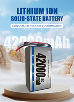 Оптовая продажа, твердотельный чехол Li-on 42000mAh/45000mAh 6S для БПЛА/Фиксированный ветер Vtol логистические дроны сумка литий-ионные аккумуляторы