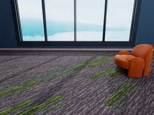 Baldosas de Moqueta de PP para Oficina Comercial, Ecológicas, Resistentes al Fuego, Insonorizadas, Diseño Moderno y Grueso, para Uso en Hogar y Oficina - Product Image 3