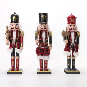 Ensemble de casse-noisettes de Noël musical 3 pièces avec lumières LED et doigts mobiles pour cadeau de Noël - Product Image 1