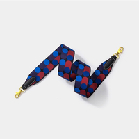 Sangle d'épaule réglable en nylon robuste et durable, colorée, de 1,5 pouce de large, avec attaches métalliques de remplacement pour sacs
