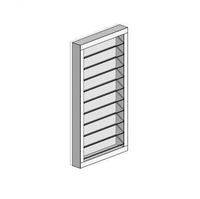 Volets en aluminium et verre sur mesure, de différentes tailles et couleurs, pour villas, appartements résidentiels, hôtels et projets.