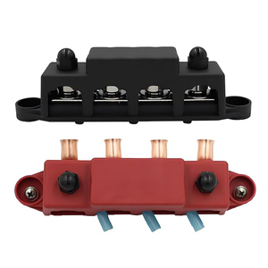 250A <span class=keywords><strong>3</strong></span>/8英寸船用汽车太阳能房车船母线配电块4柱盖端子螺柱内部配件 - Product Image 3
