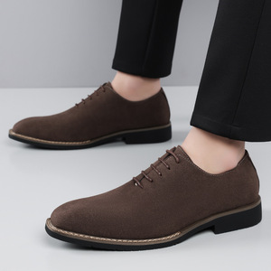 Soldes d'été 2026 : Chaussures en cuir confortables et polyvalentes pour hommes, style décontracté et habillé, faciles à enfiler, tendance - Product Image 4