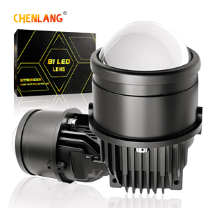 Chenlang 3.0 pouces Direct Laser antibrouillard tricolore antibrouillard 6000K 4300K 3000K Bi Led projecteur lentille étanche voiture antibrouillard - Product Image 1