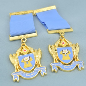 Médailles personnalisées 3D sur mesure Togo, médailles d'honneur religieuses, épingles maçonniques pour <span class=keywords><strong>Magnificat</strong></span> Anima Mea Dominum - Product Image 1