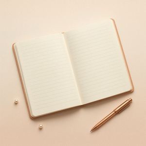 Cute Lace Bow A5 <b>Notebook</b> With Pearl Decor and Gold Foil Sweet Pink Journal for Girls and Gifts - Product Image 5