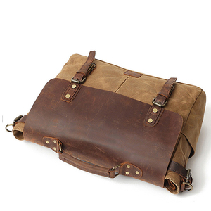 Mallette de messager en toile pour hommes bandoulière à une épaule pour ordinateur portable antivol durable sac à main tendance sac de courrier - Product Image 3