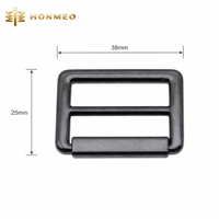 HONMEO Boucle coulissante en alliage de zinc personnalisée pour vêtements et bagages