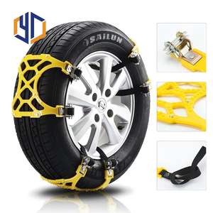 Chaînes à <span class=keywords><strong>neige</strong></span> universelles YIDU pour voitures, pour routes glaçées et enneigées, installation facile, chaînes à <span class=keywords><strong>neige</strong></span> pour pneus de voiture - Product Image 2