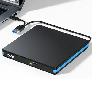 2023 Mais Novo Gravador de DVD Externo USB 3.0 Tipo-C Gravador Gravador DVD RW Unidade Óptica CD/DVD ROM Drive Para PC Portátil