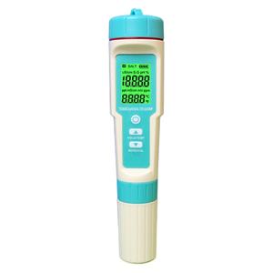 Portátil 7-em-1 C600 Multifuncional Medidor de pH Salinidade Hidrômetro ORP Potencial Negativo Medidor TDS <span class=keywords><strong>Tester</strong></span> Pen Água ODM Qualidade - Product Image 5
