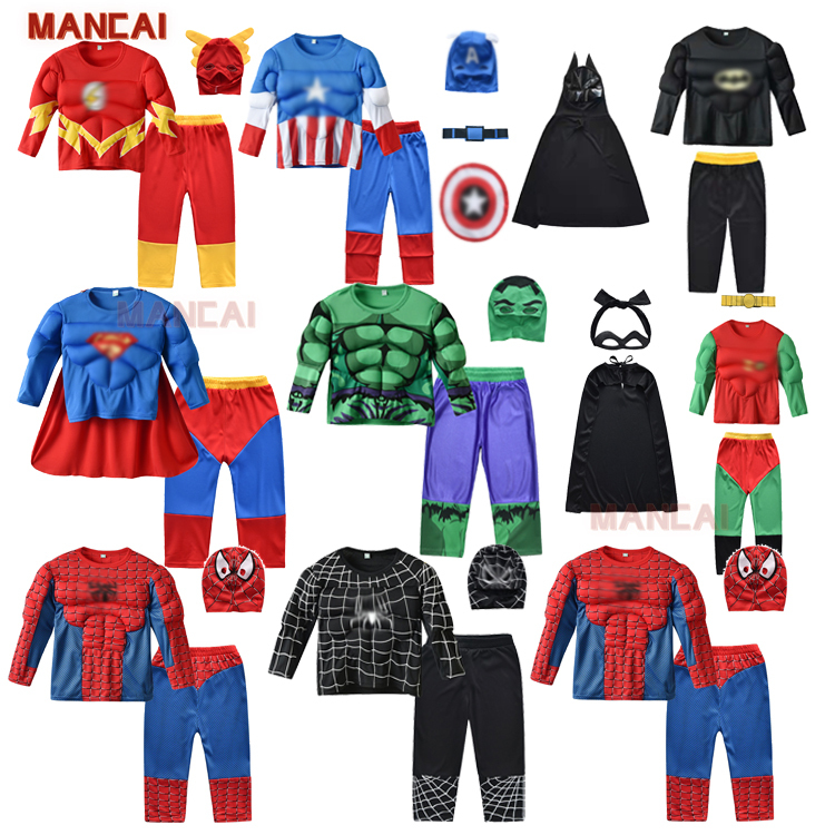 Captain America Muscle Costume For Boys - Large Size, Includes Padded Jumpsuit & Mask, Officially Licensed Marvel - View #7
