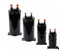Récepteur de liquide frigorifique vertical et horizontal, réservoir de stockage de réfrigérant pour unité de condensation de chambre froide