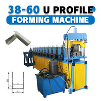 Machine de formage à froid PLC haute efficacité pour la fabrication de profilés en U et de montants en C pour cloisons sèches en métal et cadres en acier